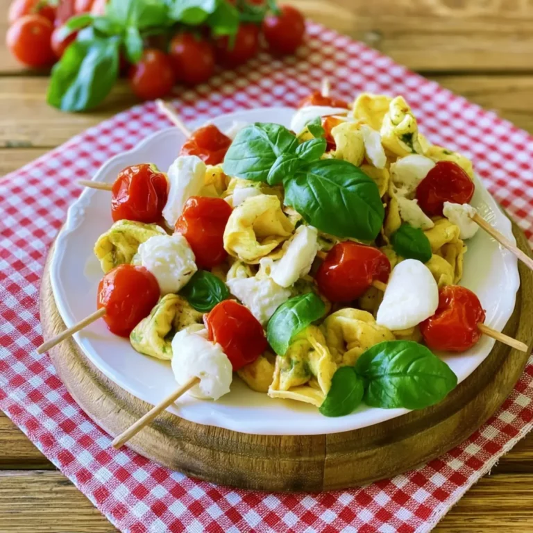 Tortellini Spiesse Tomate Mozzarella