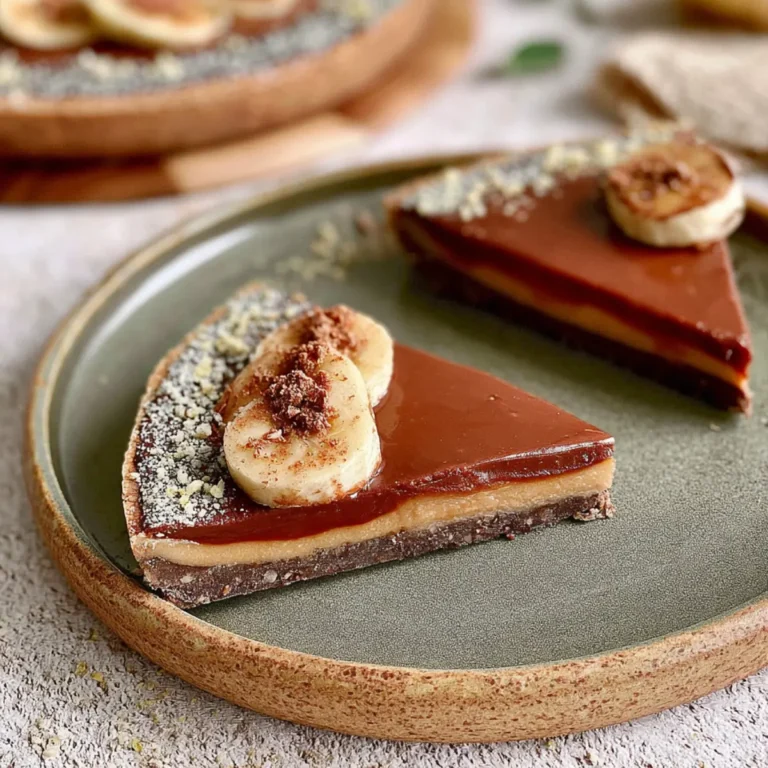 Vegane Schoko Bananen Tarte