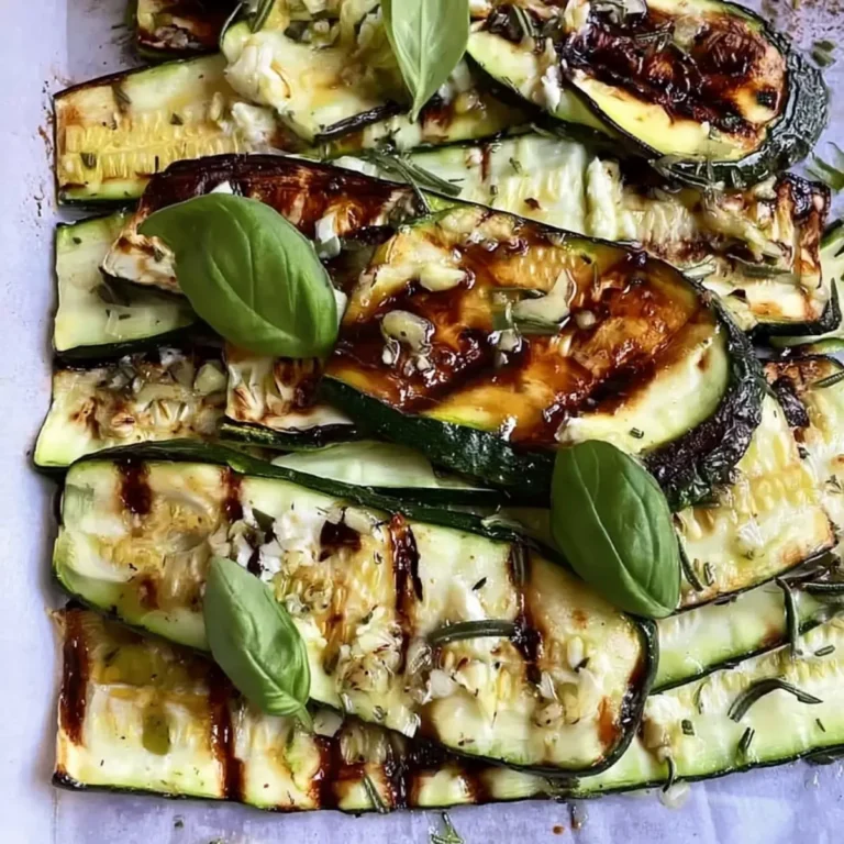 Zucchini Antipasti vom Grill