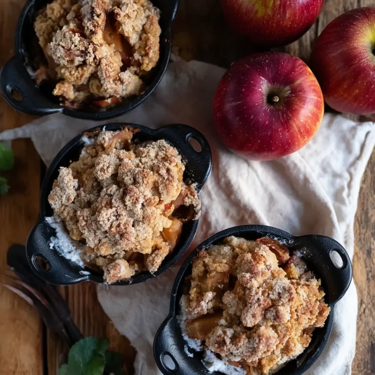 Apfel-Crumble aus dem Airfryer