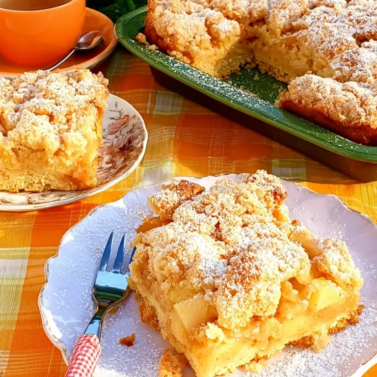 Apfel-Streuselkuchen vom Blech