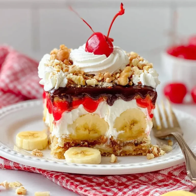 Banana Split Kuchen