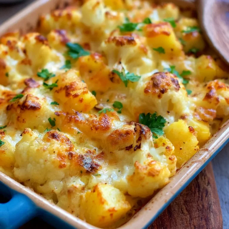 Blumenkohl Auflauf mit Kartoffeln