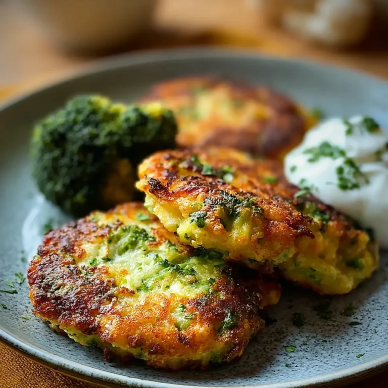 Brokkoli Käse Puffer