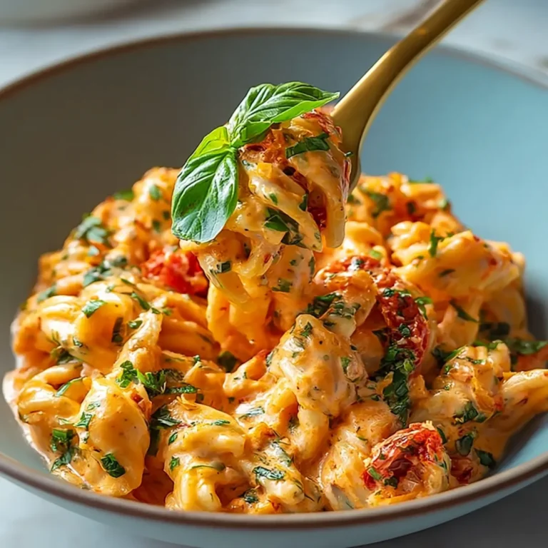 Cremige Tomaten Knoblauch Pasta