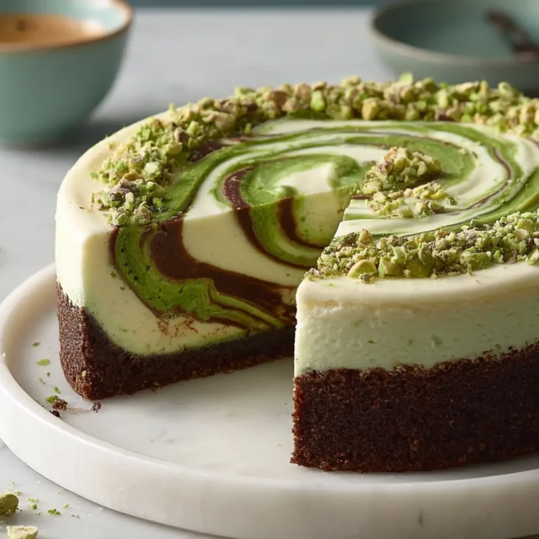 Cremiger Pistazien Cheesecake