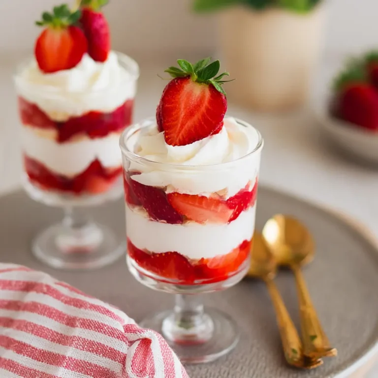 Erdbeer Kokos Dessert