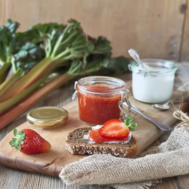 Erdbeer Rhabarber Marmelade