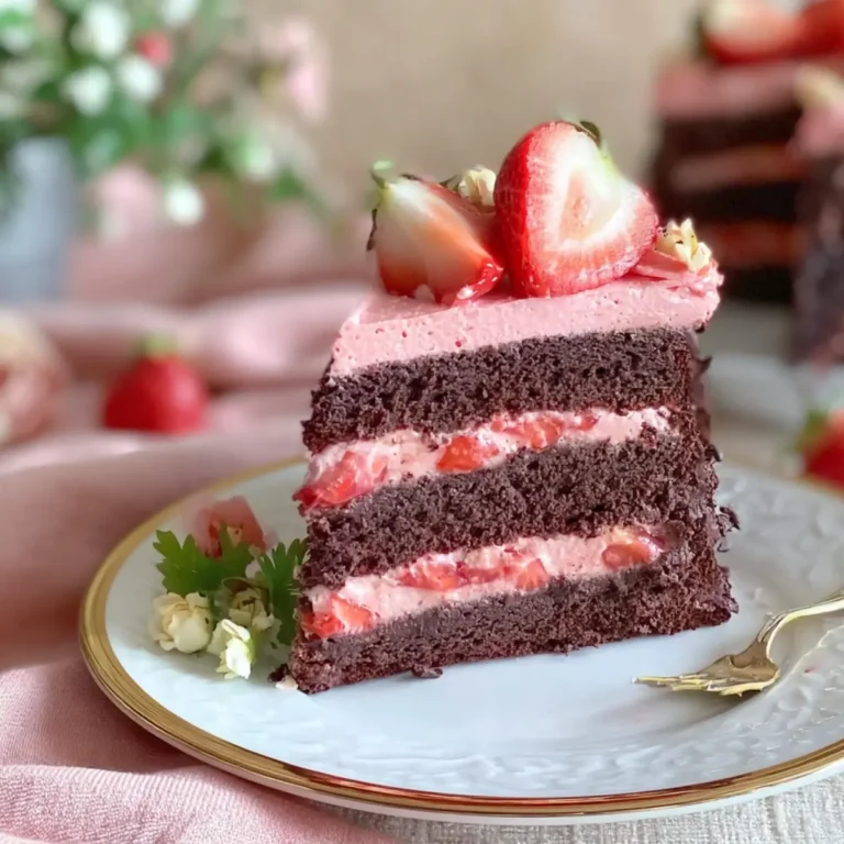 Erdbeer Schokoladen Torte