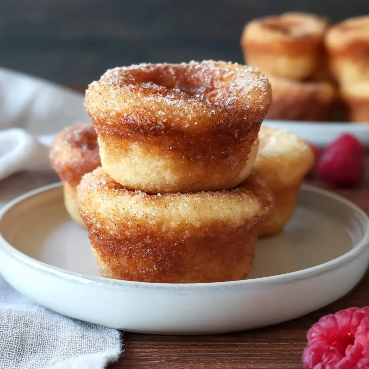 French Toast Muffins mit Zimt und Zucker
