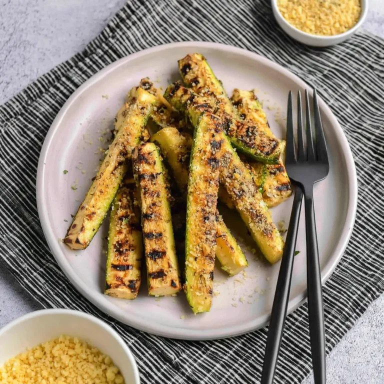 Gegrillte Zucchini mit Parmesan