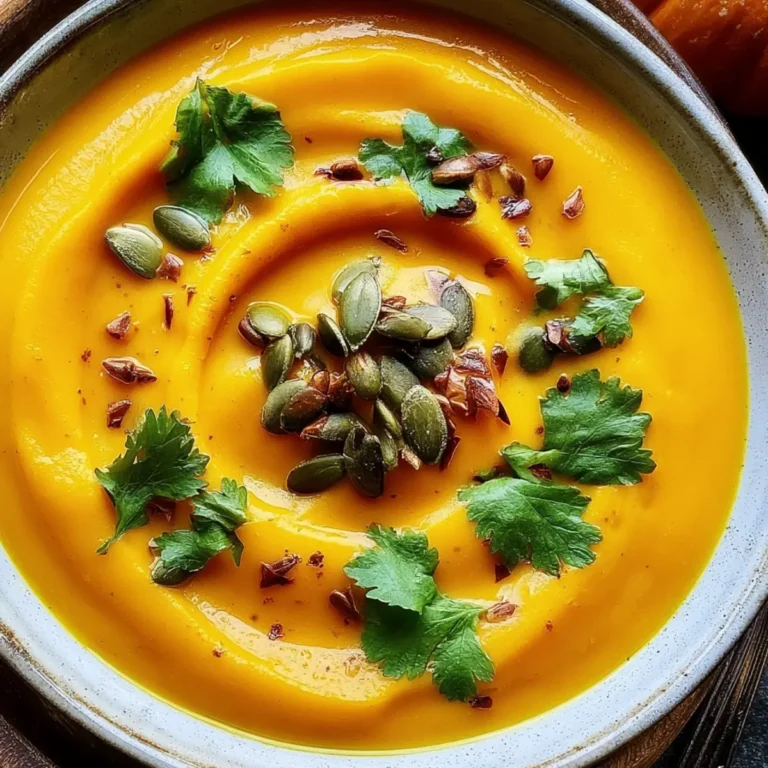 Herzhafte Kürbissuppe