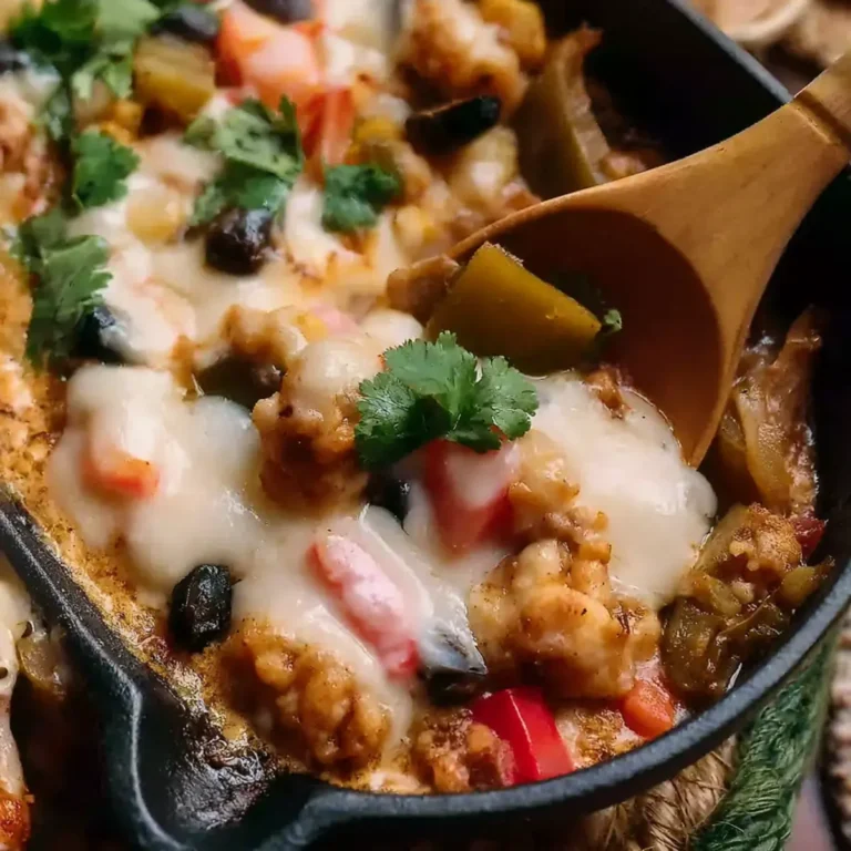 Hähnchen Fajita Auflauf