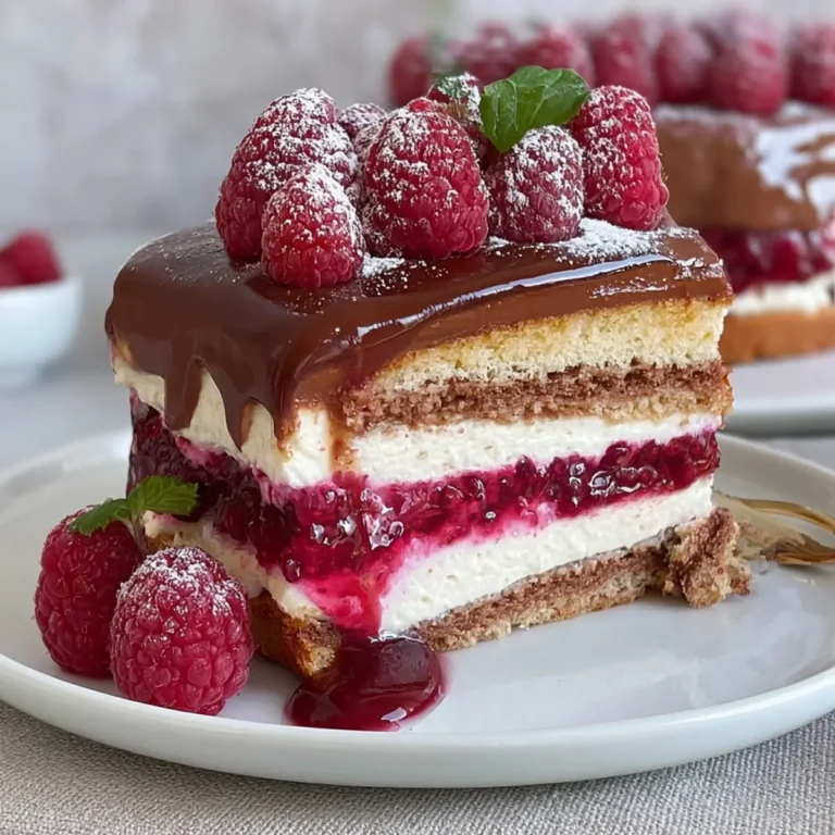 Himbeer Frischkäse Torte Schoko