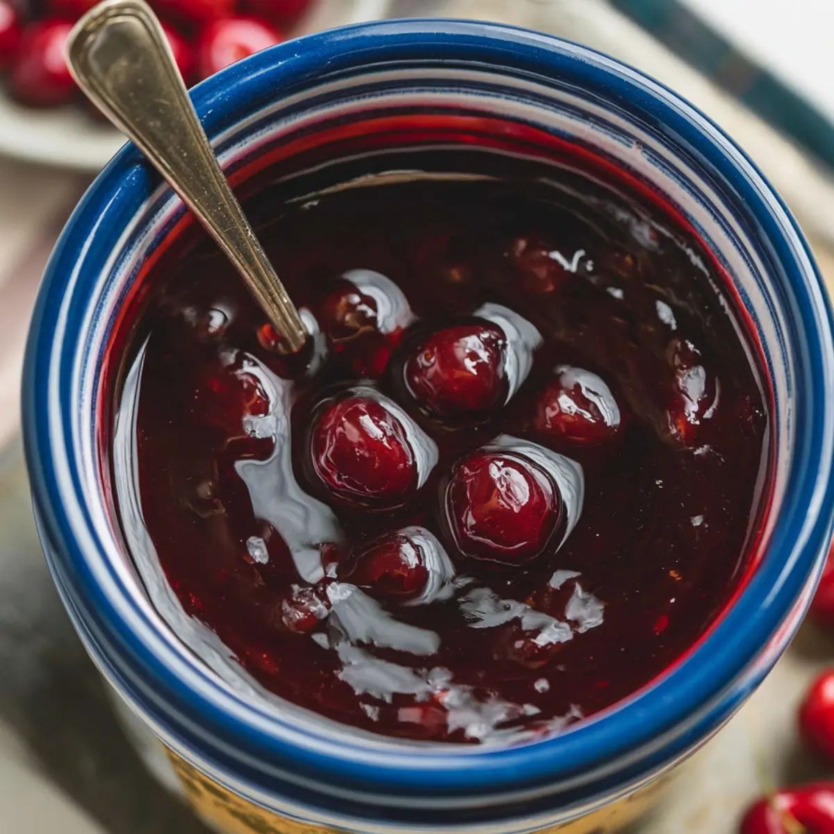 Kirsch Amaretto Marmelade
