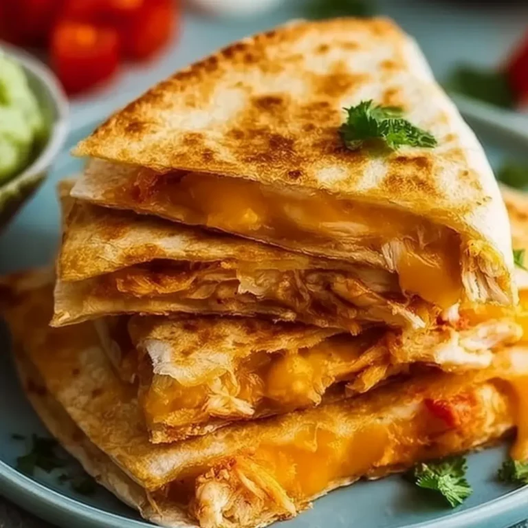 Knusprige Hähnchen Quesadillas