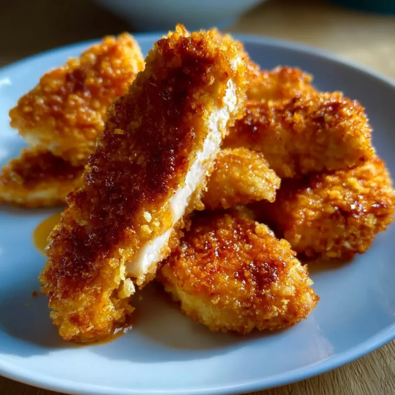 Knusprige Panko Hähnchenstreifen