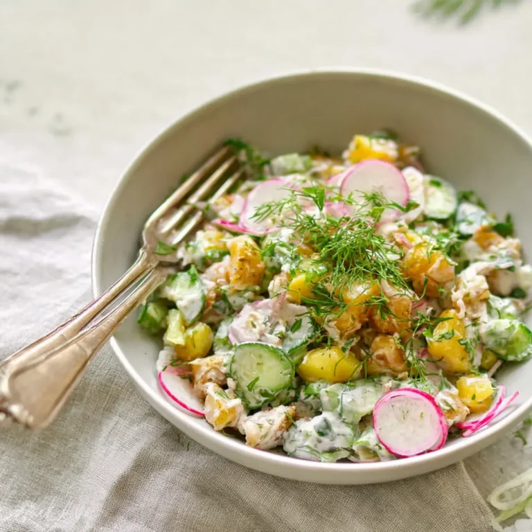 Knuspriger Kartoffelsalat ohne Mayo