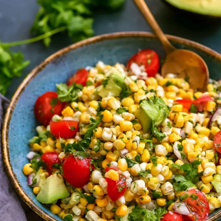 Maissalat mit Avocado