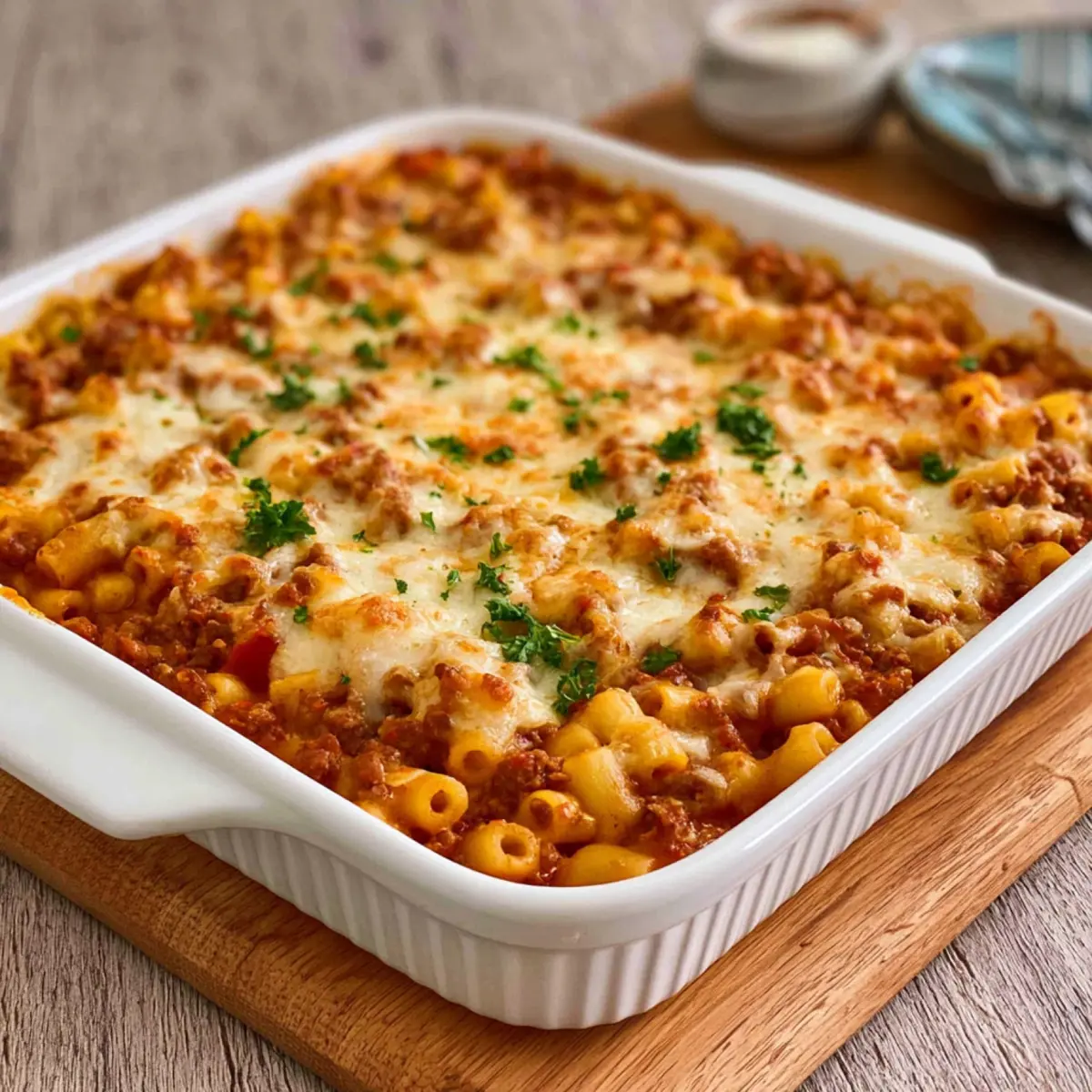 Nudelauflauf mit Hackfleisch