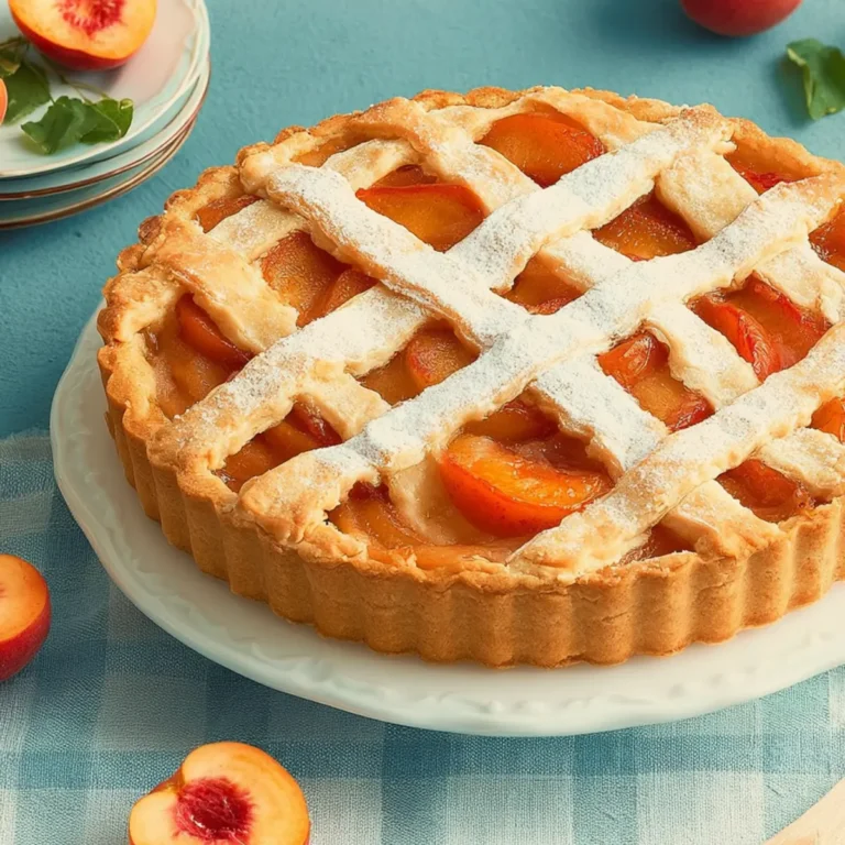Pfirsichtarte