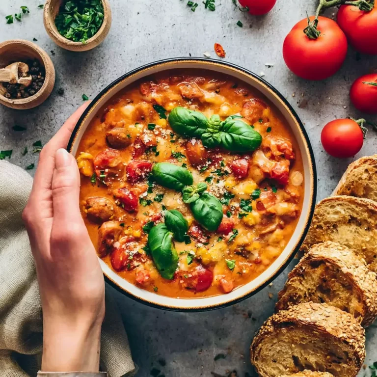 Pizzasuppe vegan