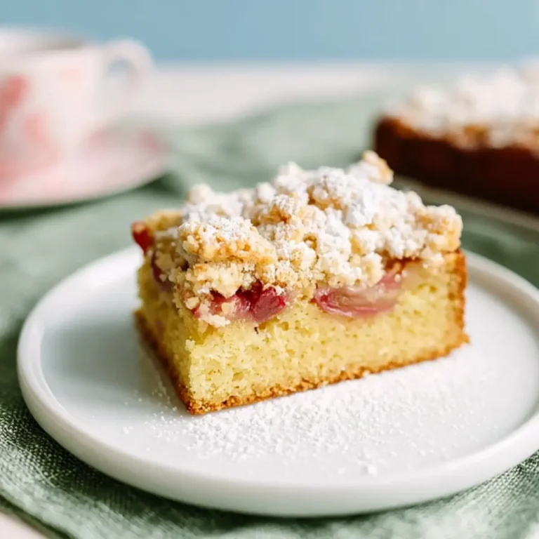 Rhabarber Streusel Kuchen