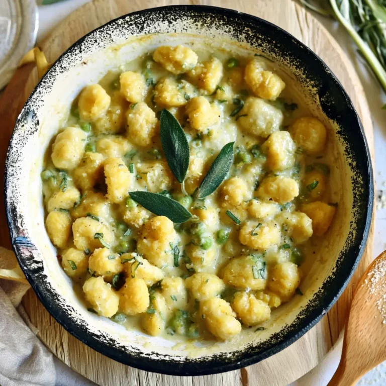 Salbei Gnocchi in cremiger Soße