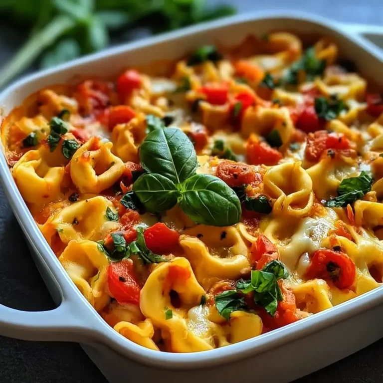 Veganer Tortellini Auflauf