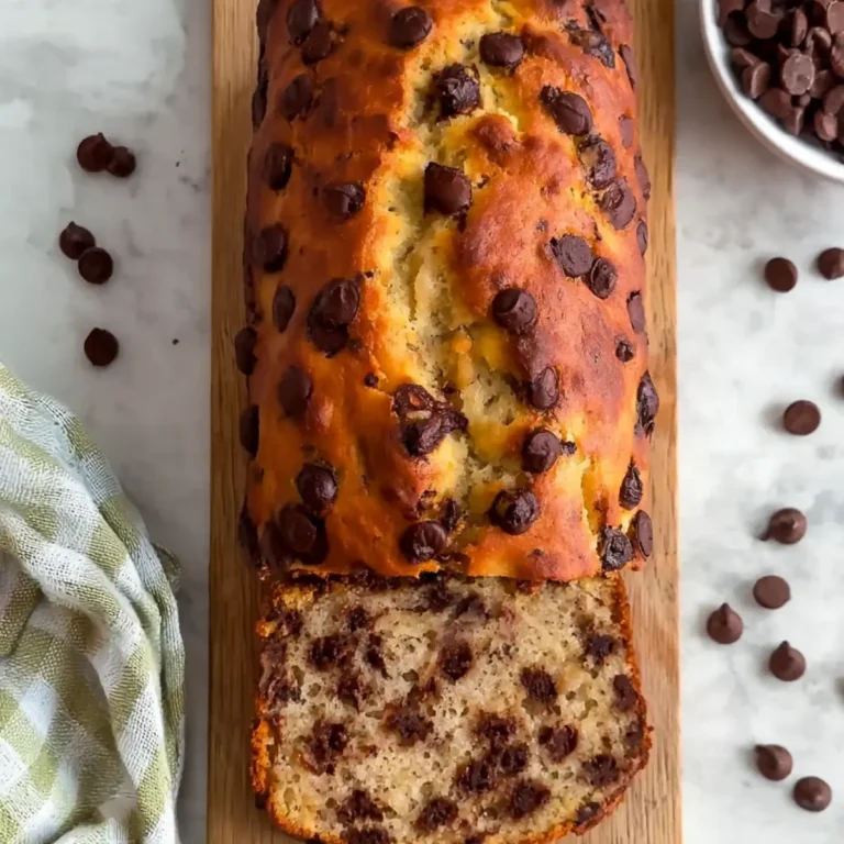 Veganes Bananenbrot mit Schokolade