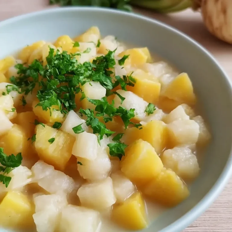Veganes Kohlrabi Kartoffel Gemüse