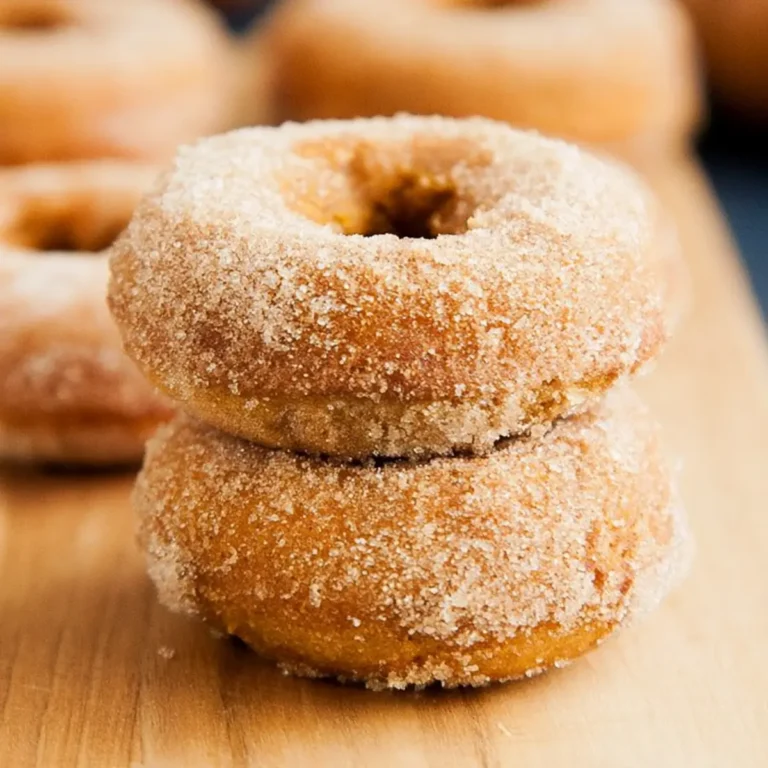 gebackene Kürbis-Donuts