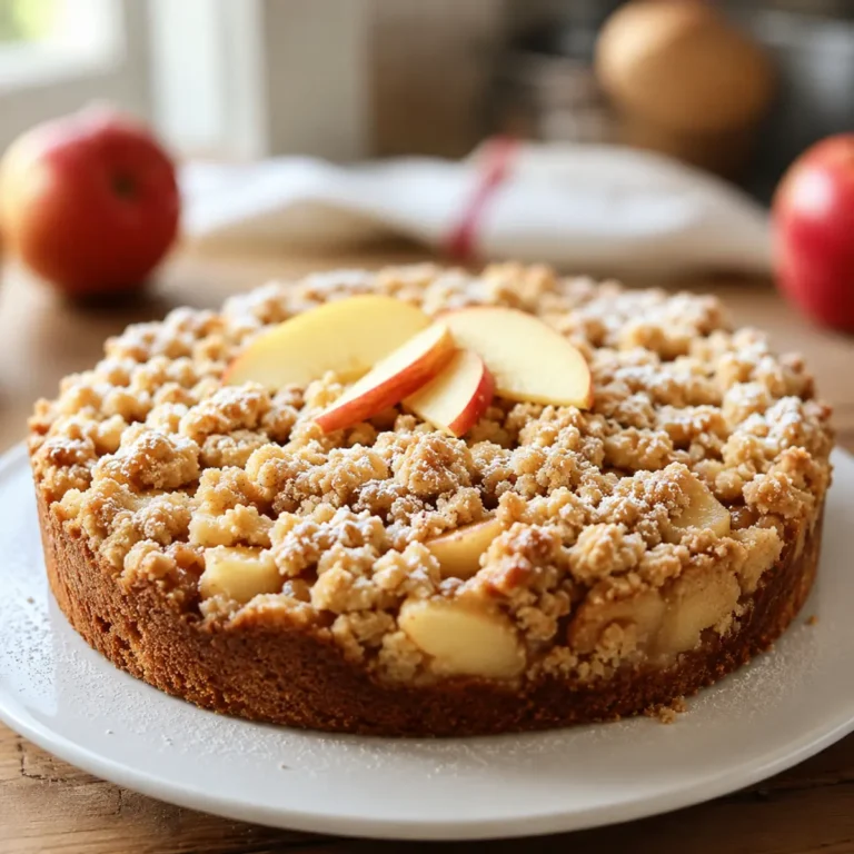 Apfel-Crumble-Kuchen