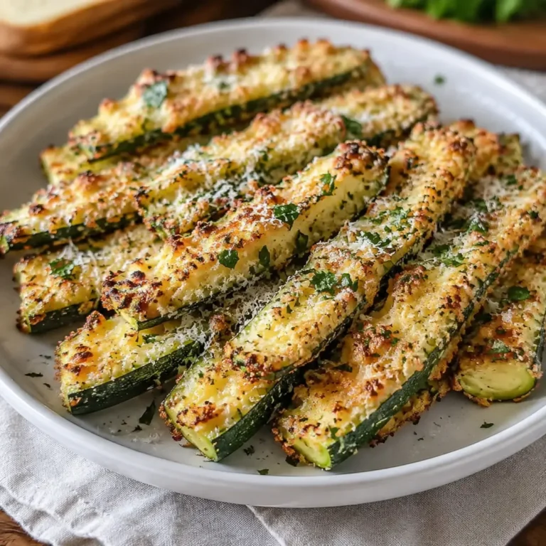 Gebackenes Zucchini Gratin mit Parmesan