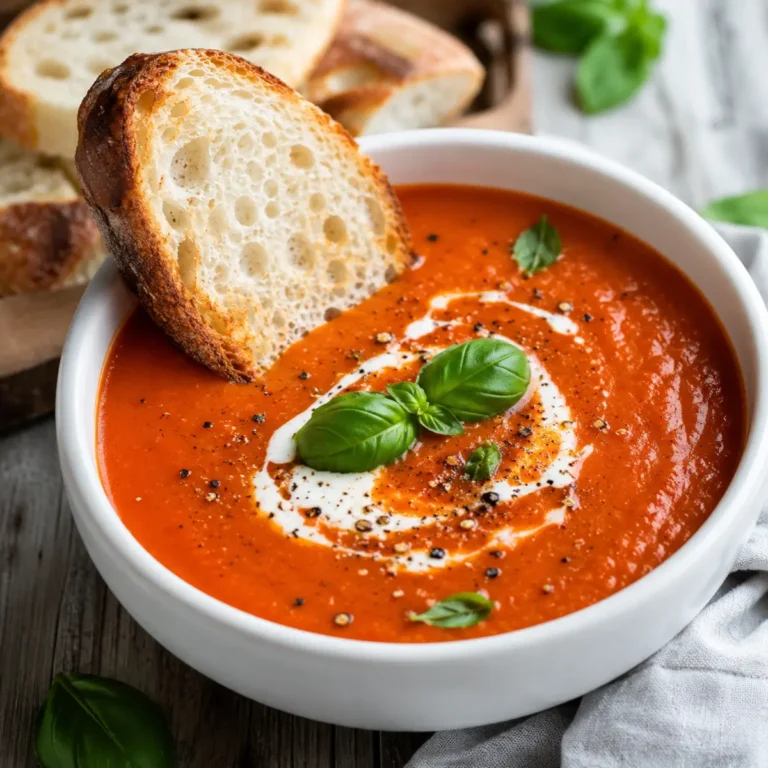 Geröstete Tomatensuppe