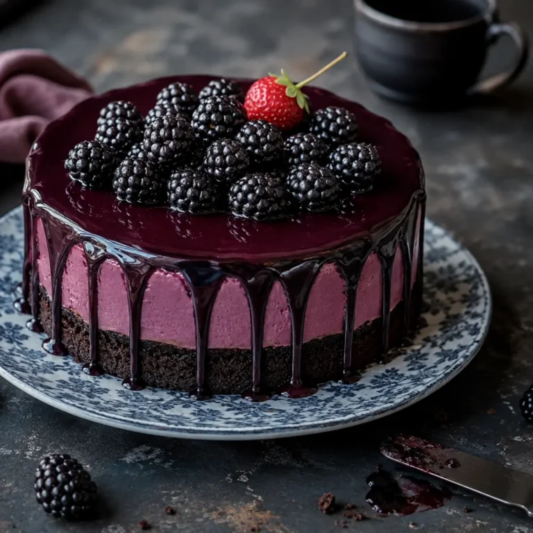 Gothic Torte mit Brombeeren