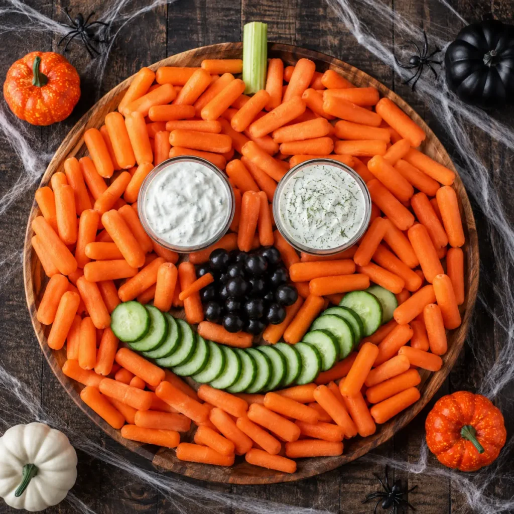 Halloween-Gemüseplatte