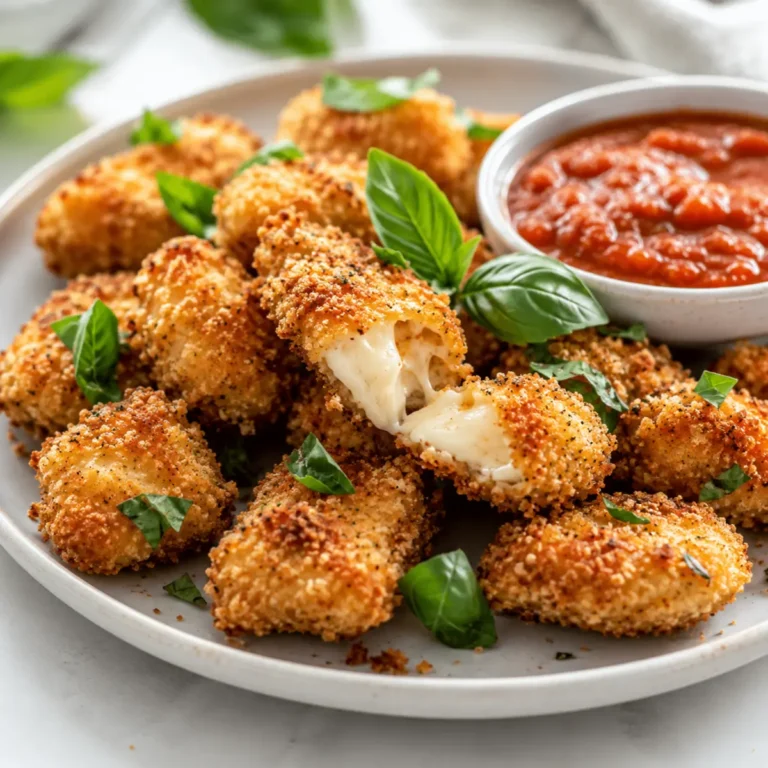Hähnchen Mozzarella Sticks aus der Heißluftfritteuse