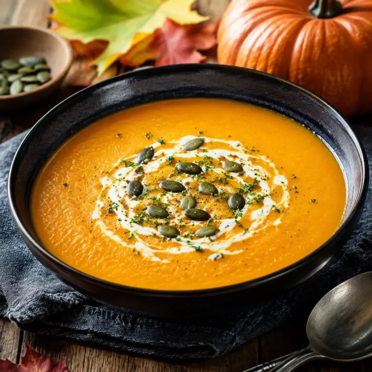 Kürbissuppe mit Curry