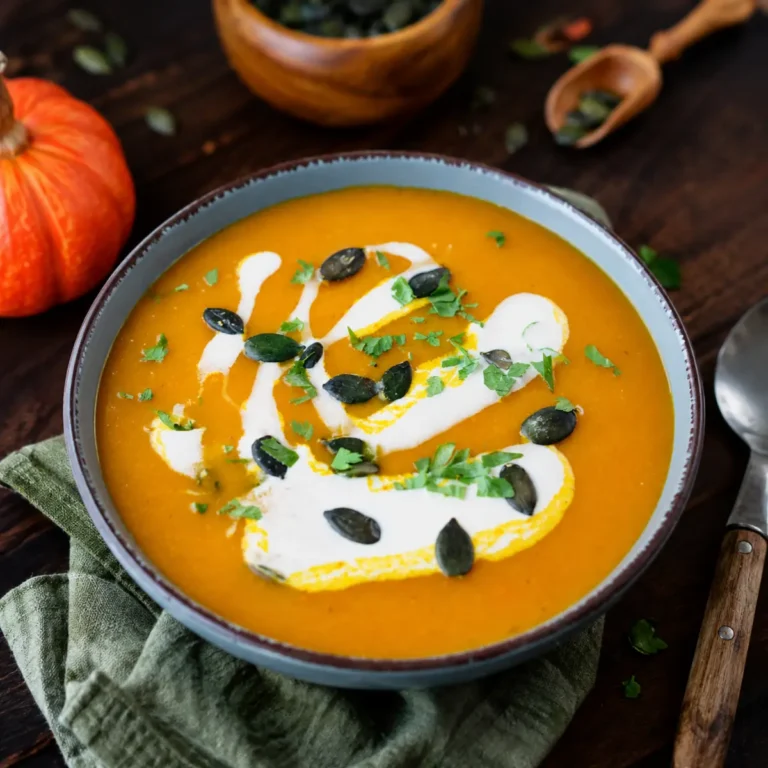 Kürbissuppe mit Kokosmilch