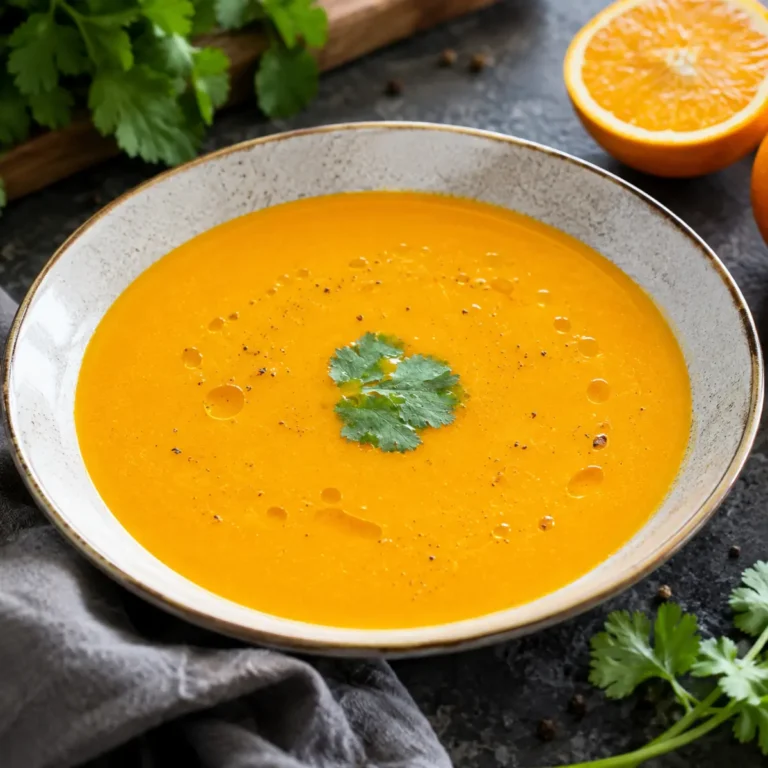 Kürbissuppe mit Kokosmilch und Ingwer