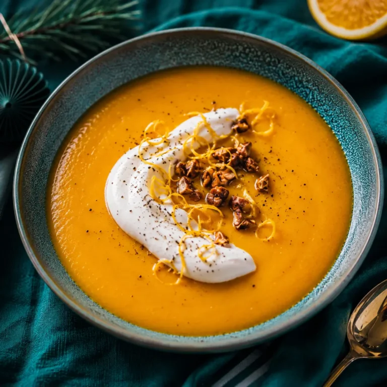 Kürbissuppe mit Vanille und Orange
