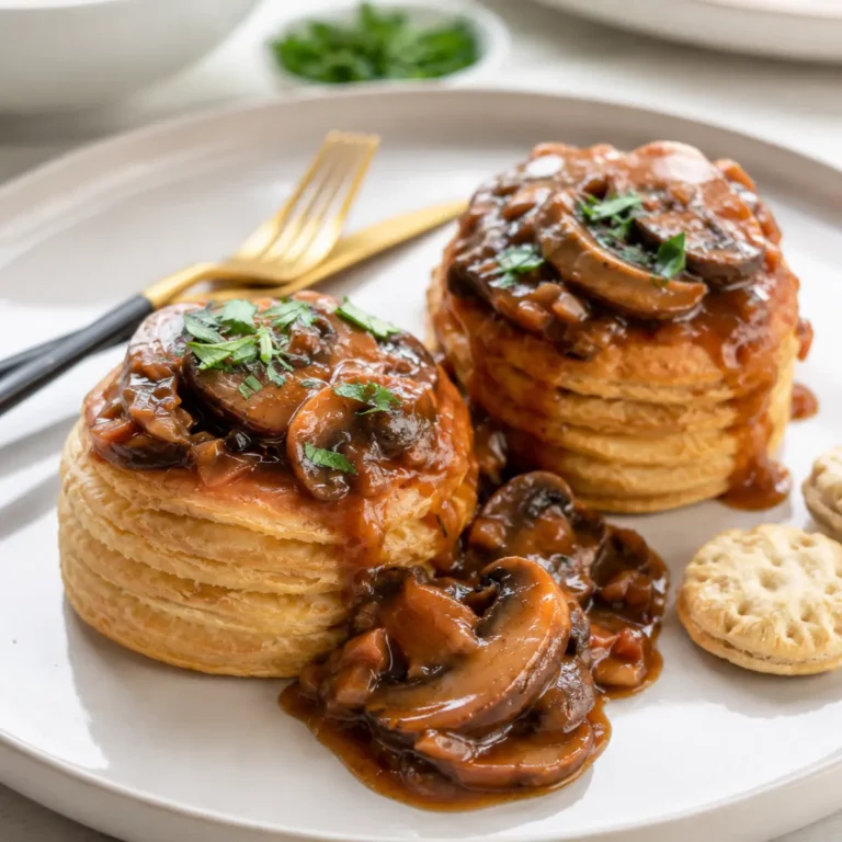 Pilzgulasch à la Bourguignonne