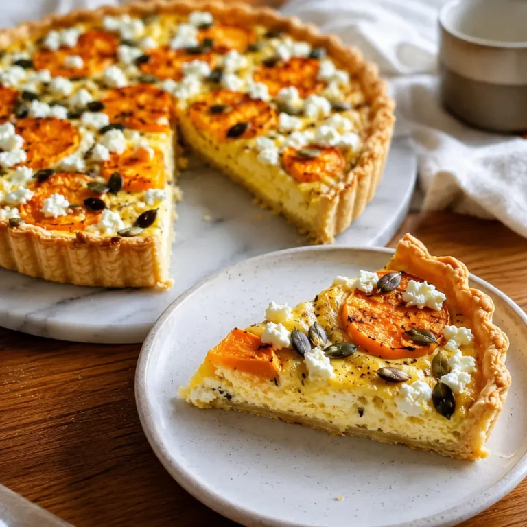 Saftige Kürbis-Quiche mit Feta