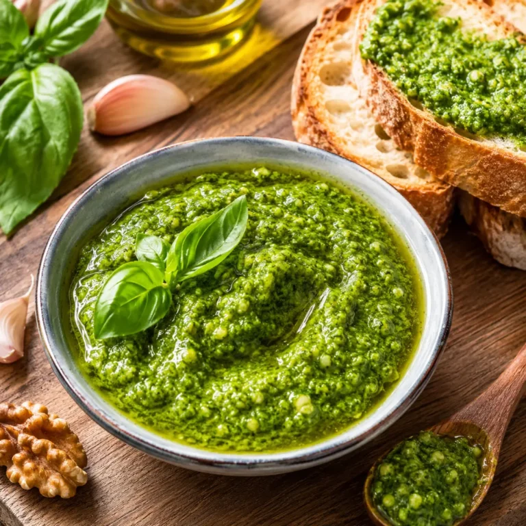 Veganes Basilikumpesto