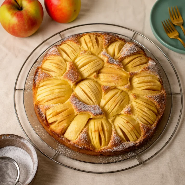 Versunkener Apfelkuchen